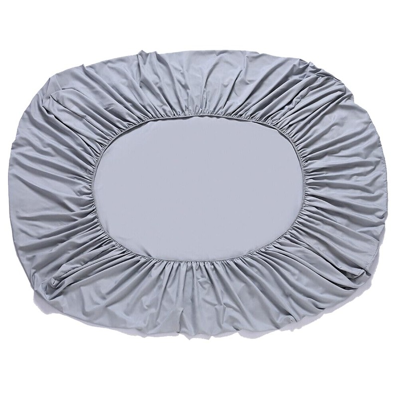 KHIM 100% Cotton 40CM/16inch Extra Deep Fitted Sheet Single, Double,