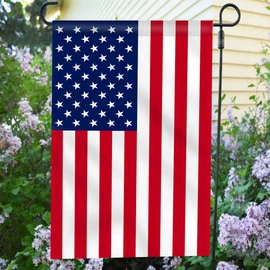 Anley Double Sided Premium Garden Flag, US National Garden Flag - American United States July 4th Independence Day Patriotic Decorative Yard Flags - Weather Resistant & Double Stitched - 18 x 12.5 Inch