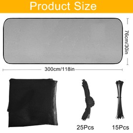 Stair Safety Net, 3 Metres Stair Railing Safety Net, Safety Net, Baby Balcony Net, Stair Railing Fence Mesh, Safety Net for Children, Safety Net Stairs, for Babies and Pets