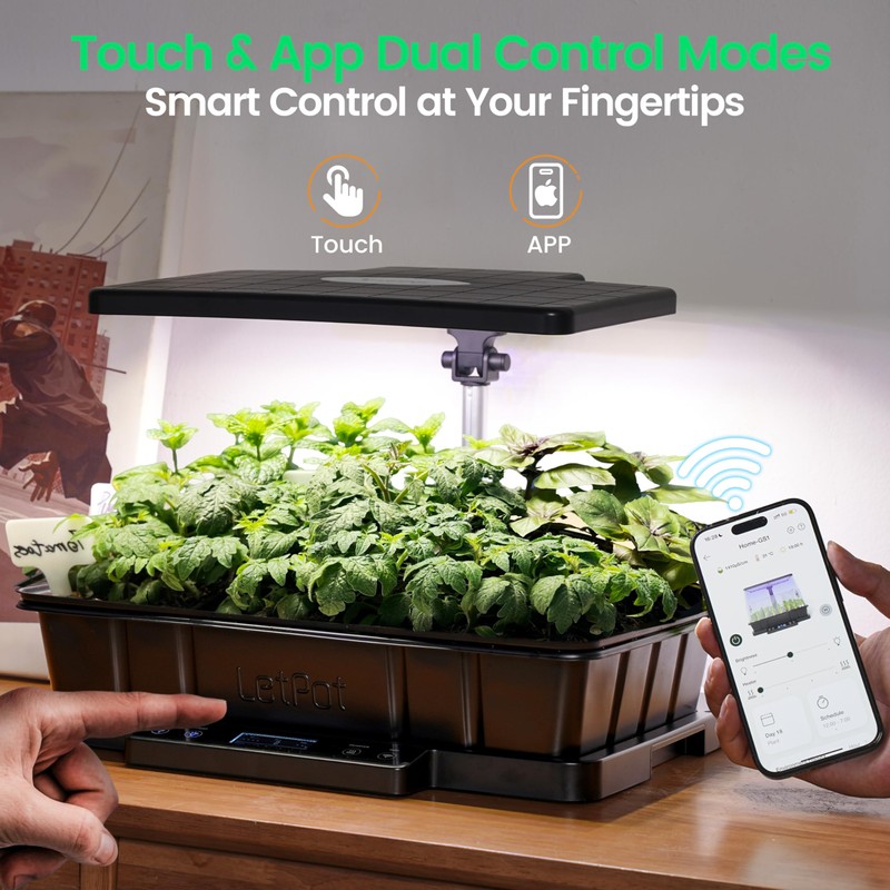 LetPot Smart Seed Starter with Humidity Dome, Germination Kit with