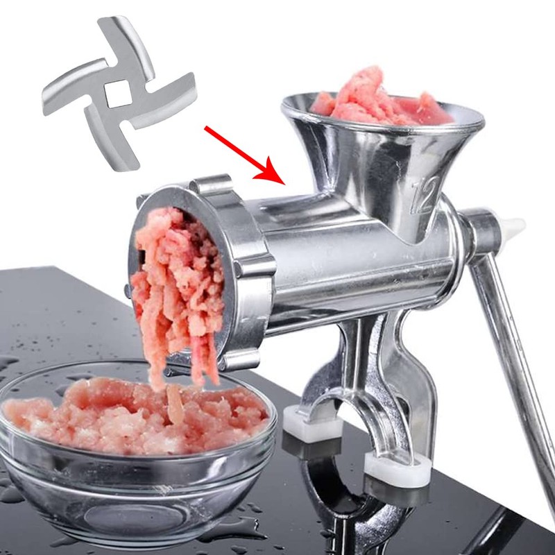XingCRYao Meat Grinder Blade Replacement Parts, Set of 4, Meat