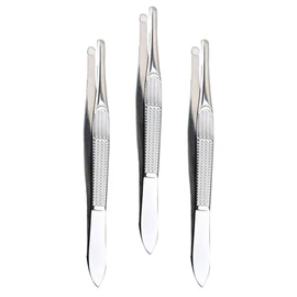 FOMIYES Ergonomic Stainless Steel Tweezers for Women's Facial Hair Removal Eyebrow Shaping