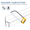 EAISMON Frameless Shower Door Seal Strip 4 Pack x 39