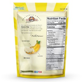 Mariani Banana Chips | Dried Fruit | Healthy Snacks for Kids & Adults | Vegan Snacks | Gluten Free Snacks | 6 Ounces (Pack of 4)