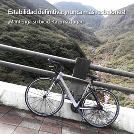 BONE Brake Tie Agarre elástico duradero para frenos de bicicleta, accesorio de palanca de freno manual fácil de colocar para un estacionamiento seguro y sin deslizamientos para manillares, Gato Miao
