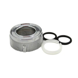 Dura Faucet DF-RK510-CP RV Faucet Spout Nut and Rings Replacement Kit (Chrome Polished)