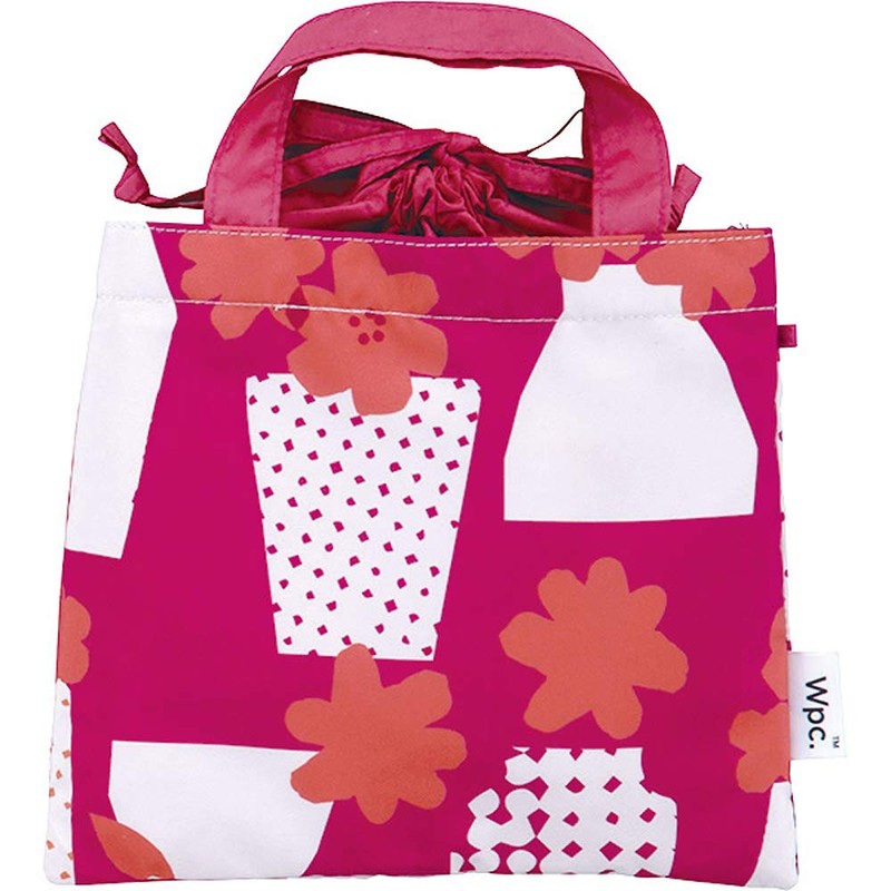 Wpc. 8963-261 Rain Umbrella, Flower Base, Mini, Red, 19.7 inches