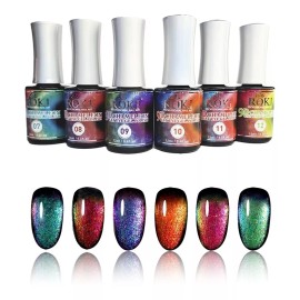 Obp Gama De Gel Semipermanente Efecto Ojo De Gato Camaleon 6pzas