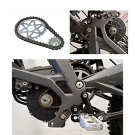 Drive Sprocket Chain Combo,Gear Chain Set for Surron Light Bee X,Segway X160/260,420 Chain 30 13 Tooth Rear Front Sprocket,Chain Sprocket Conversion Kit for Modified Dirt Bike and Replacement