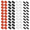 EMSea 80pcs PVC Round End Dust Proof Caps Covers for