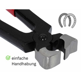 AMKA Hoof Fitting Pliers with Rivet Attachment 30 cm Hoof Care Claw Care