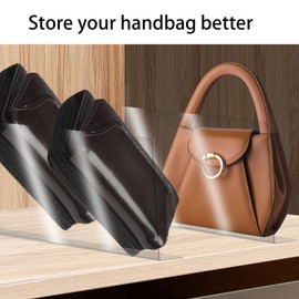 Pack of 10 Shelf Dividers, Transparent Wardrobe Dividers, Acrylic Shelf Dividers for Bedroom, Kitchen, Cabinets and Organisation