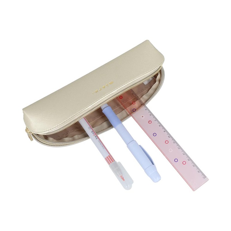 Sun-Star Stationery S1427903 Mieru Miel Golden Latte Pen Case with