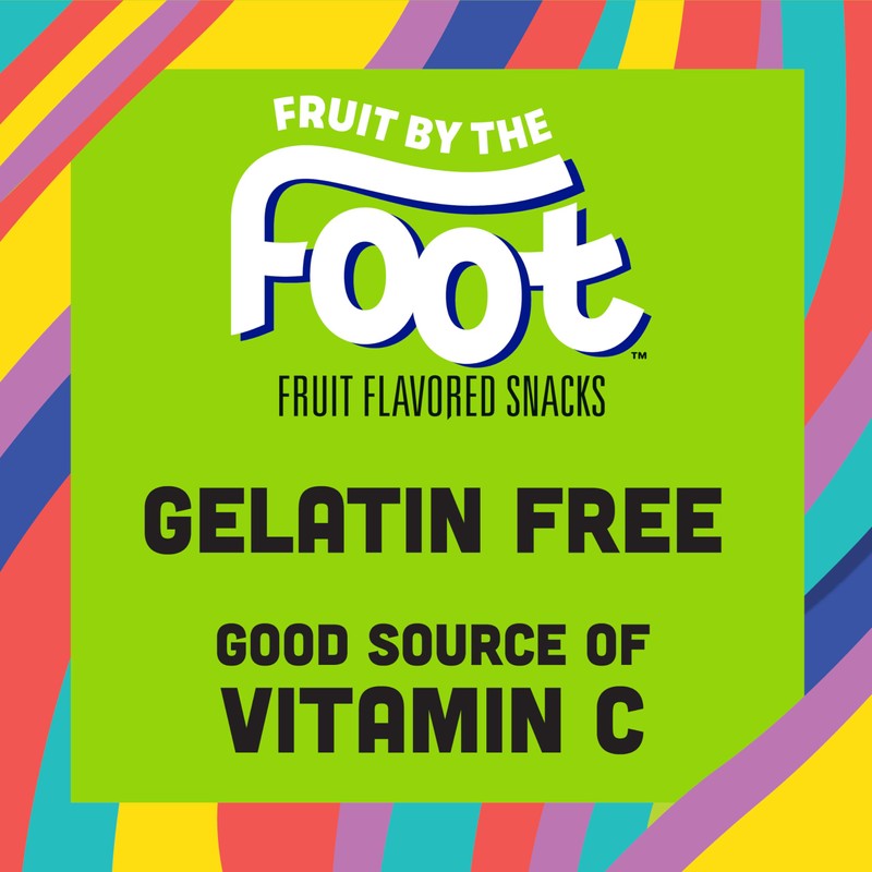 Fruit By The Foot Splitz Fruit Flavored Snacks, Watermelon and