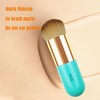 BUTIYO Foundation Brush,Chubby Makeup Brush,MIni Brush,Kabuki Make up Brush,Travel Powder