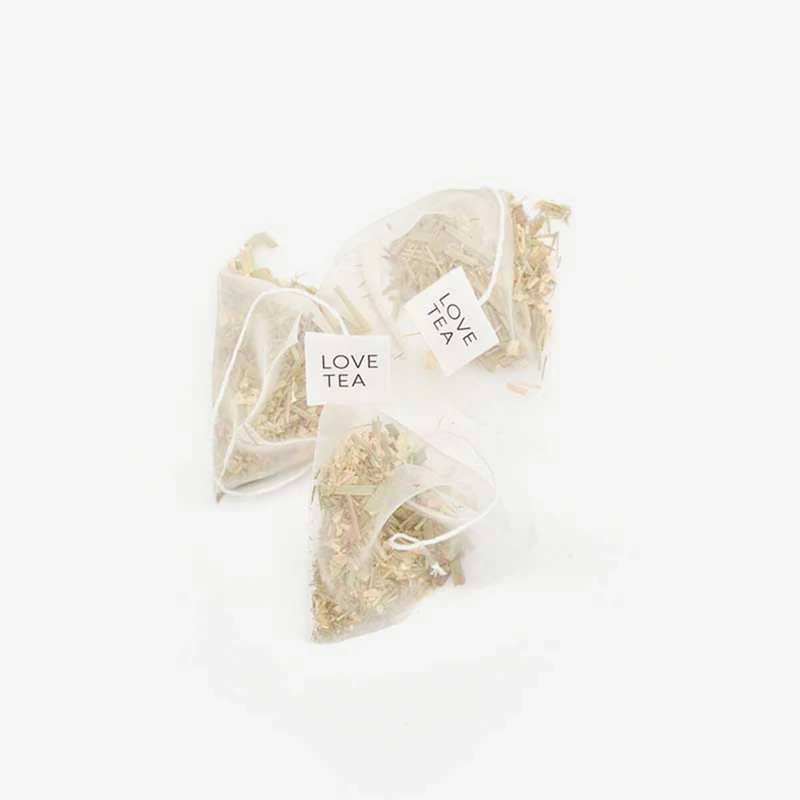 Love Tea Lemongrass & Ginger Pyramid Tea Bags, 20 Tea