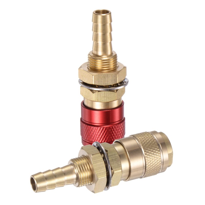 sourcing map 4pcs Gas & Water Quick Connector for Tube
