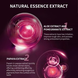 Organic Fluoride Free Mousse | Brushless wash Free whitening Foam | U-Shaped/Tooth whitening Toothpaste | Deep Cleaning Gum Care and Fresh Breath