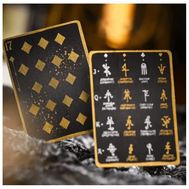JP GAMES LTD Black Requiem Playing Cards - Luxury Counterspell