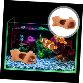 OATIPHO Shrimp House for Fish Tank 2pcs Natural Fish Tank Decor Hermit Crab Hideaway Aquarium Hideaway Decor Fish Breeding Pot