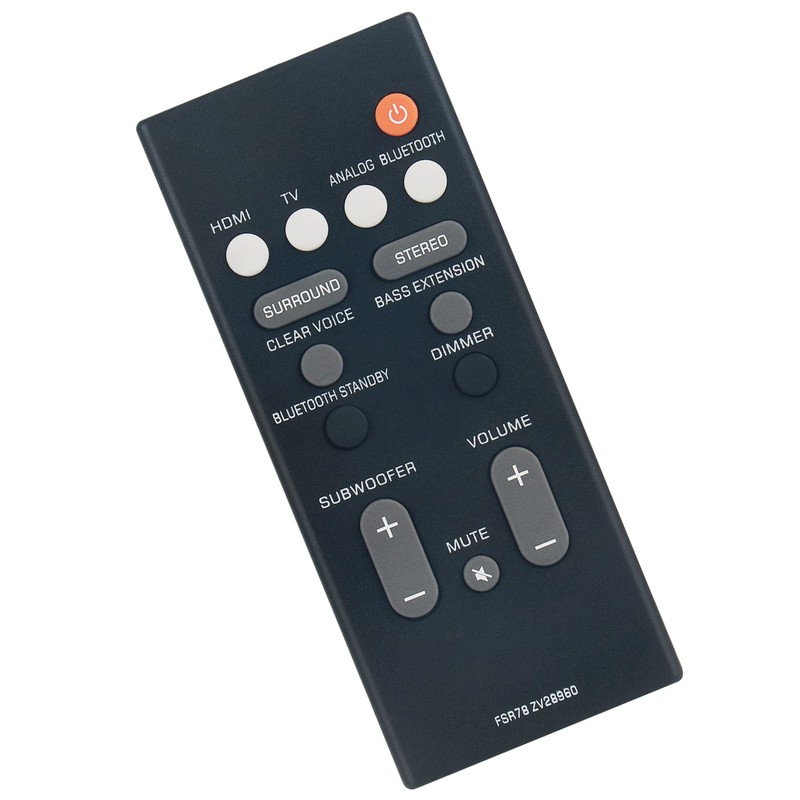FSR78 ZV28960 Replacement Soundbar Remote Control fit for Yamaha Front