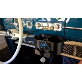 RMWoodco First-Class Classic Volkswagen Beetle Cup Holder - VW Beetle - NO USB