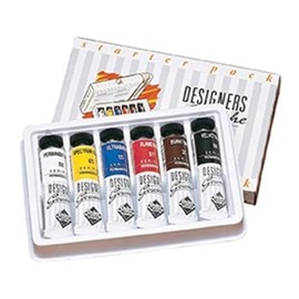 Daler-Rowney Designer's Gouache 6 x 15 ml Starter Set, Professional Artists