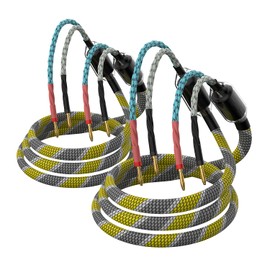 HiFi 9 AWG OFC Speaker Cable with Banana Plugs, Audiophile Speaker Cable for Home Audio System, Amp Crystal Sound (16coresB-B1.5m)