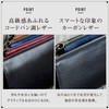 MURA Clutch Bag, Men's, Genuine Leather, Cordovan Style, L-Shaped Zipper,