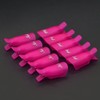 Useful 10Pcs Plastic Acrylic Nail Art Soak Off Clip Cap