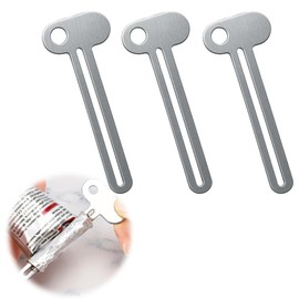 tiyiyok Tubenquetscher, 3 Stk, Tubenquetscher für Alle Tube, Geeignet für Zahnpasta, Lotion, Kosmetik usw, Ist Es Ein Unverzichtbares Gadget im Haushalt, Silber