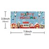 Second Ave Happy Christmas Xmas Wooden Hanging Decoration Festive Home
