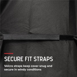 Nexgrill 66" Gas Grill Cover for 5&6-Burner Grill, Heavy Duty Polyester, Adjustable Buckle Straps, Built-In Pouch, Designed for 720-0896, 720-1046, and Standard 5 & 6-Burner BBQ Grills - 700-20144