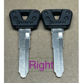 Xianpai 2 Keys Yamaha Warrior YFM350 Big Bear Tracker  YFZ Blaster Blanks ATV UTV Key