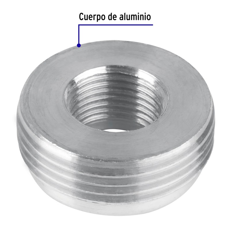 Volteck RB-114-12, Reducción bushing de 1-1/4" a 1/2" cuerpo de