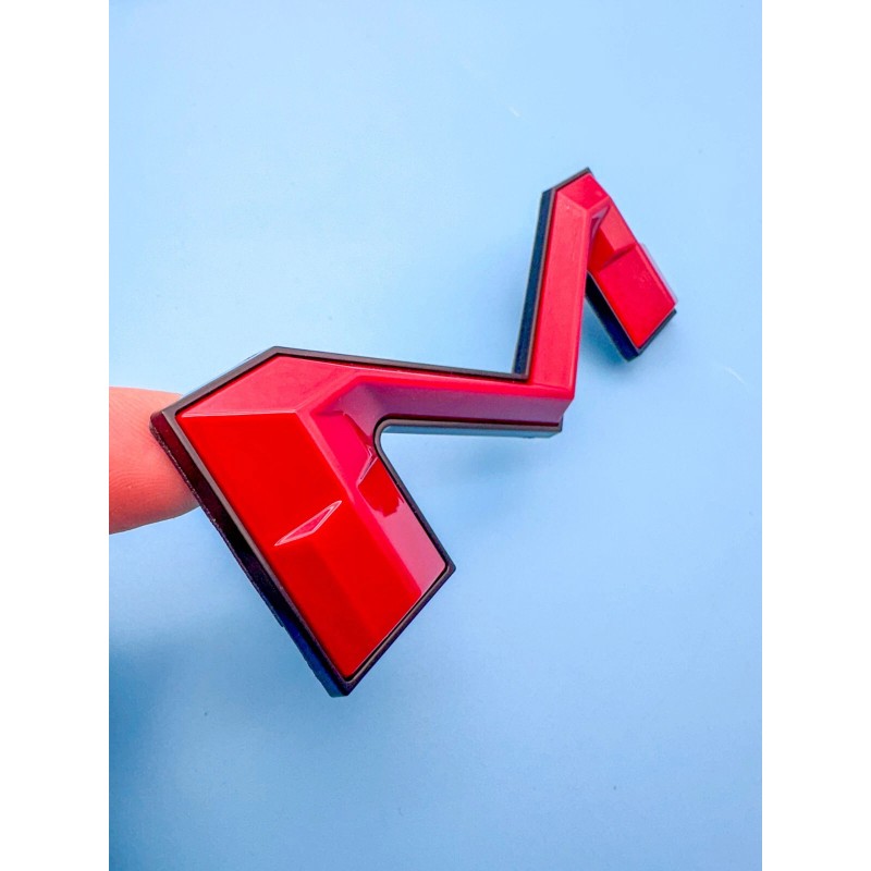 custom emblems Red with Black Base Tailgate letters compatible with