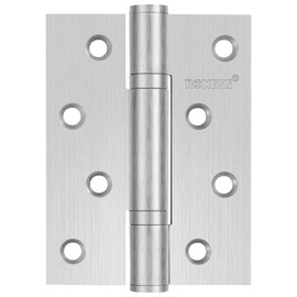 2 Pack RONESS Stainless Steel Hinge, 4'' x 3'', Heavy Duty, Long-Lasting, Smooth and Quiet, Oil-Free Hinge, Oil Leak-Proof, Heavy Duty Door Hinges (Satin Brushed)