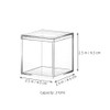 Operitacx 10pcs Small Acrylic Boxes with Lids Clear Acrylic Plastic