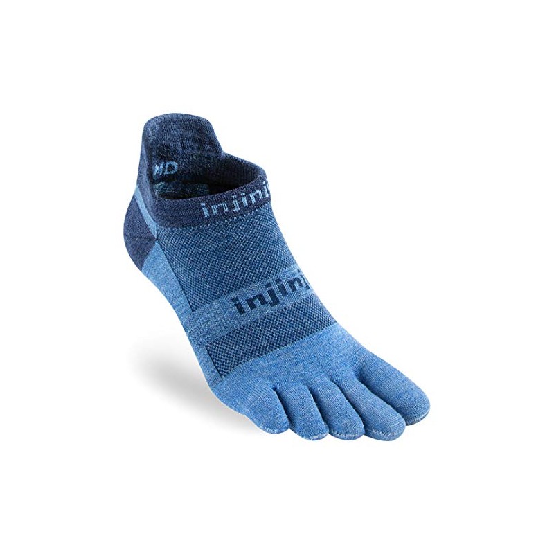 Injinji Run Lightweight No Show Nüwool Jean L