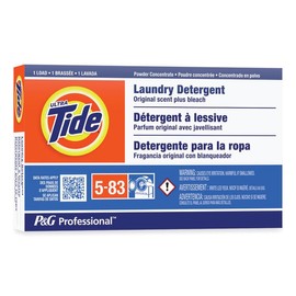 Procter & Gamble 08921 Powder Laundry Detergent Plus Bleach, Original Scent, 1.4 Oz Vending Box, 156/carton