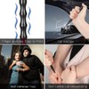 12pcs Female Wrist Keychain Set with Alarm with Handwash Bag