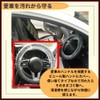 ideamall 100 Pcs Disposable Large Capacity Vinyl Cover Steering Wheel