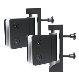 20mm U Bracket Style Black Toilet Cubicle Door Pivot Hinges