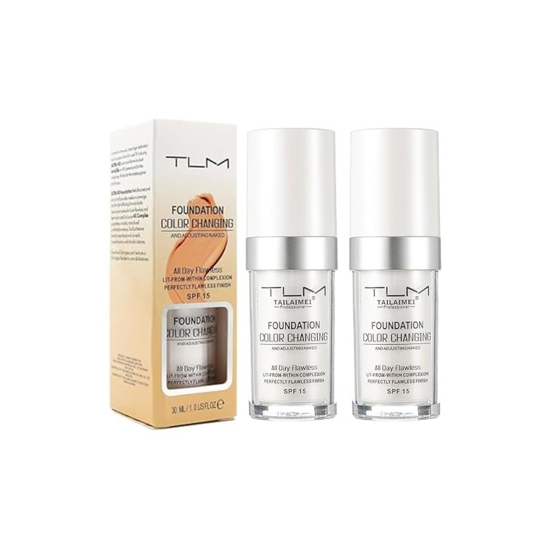 Bestland Set Maquillaje Piezas Tlm Base Que Cambia Color Acabado