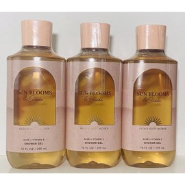 3 Sun Blooms & Suede bath & Body Wash Shower Gel 10 oz