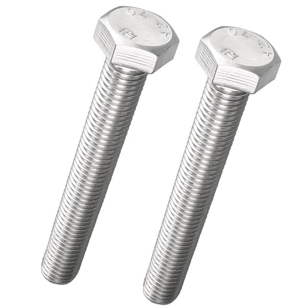 TA-VIGOR M14-2 x 100mm Hex Bolts, 304 Stainless Steel Fully