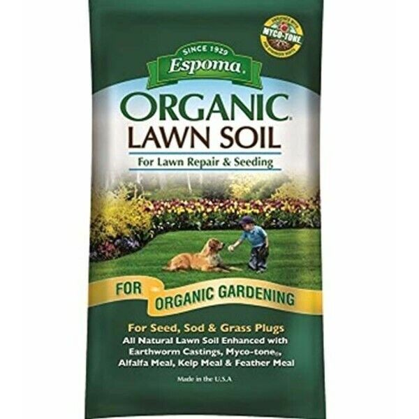 Espoma (#LWS1) Organic Lawn Soil, 1 Cubic Feet