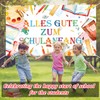 XQMMGO Banner First Day of School Decoration, Alles Gute Zum