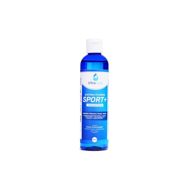 Ultra Lyte Electrolyte Drops Sport+ Concentrate - 240ml Fast Hydration
