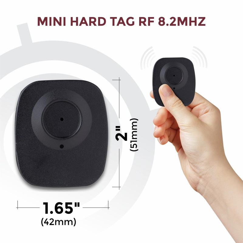 RF 8.2MHz Mini Security Tags with Pin – 250-Count –